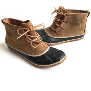 Sorel Women's Out N About Tan Leather Boot